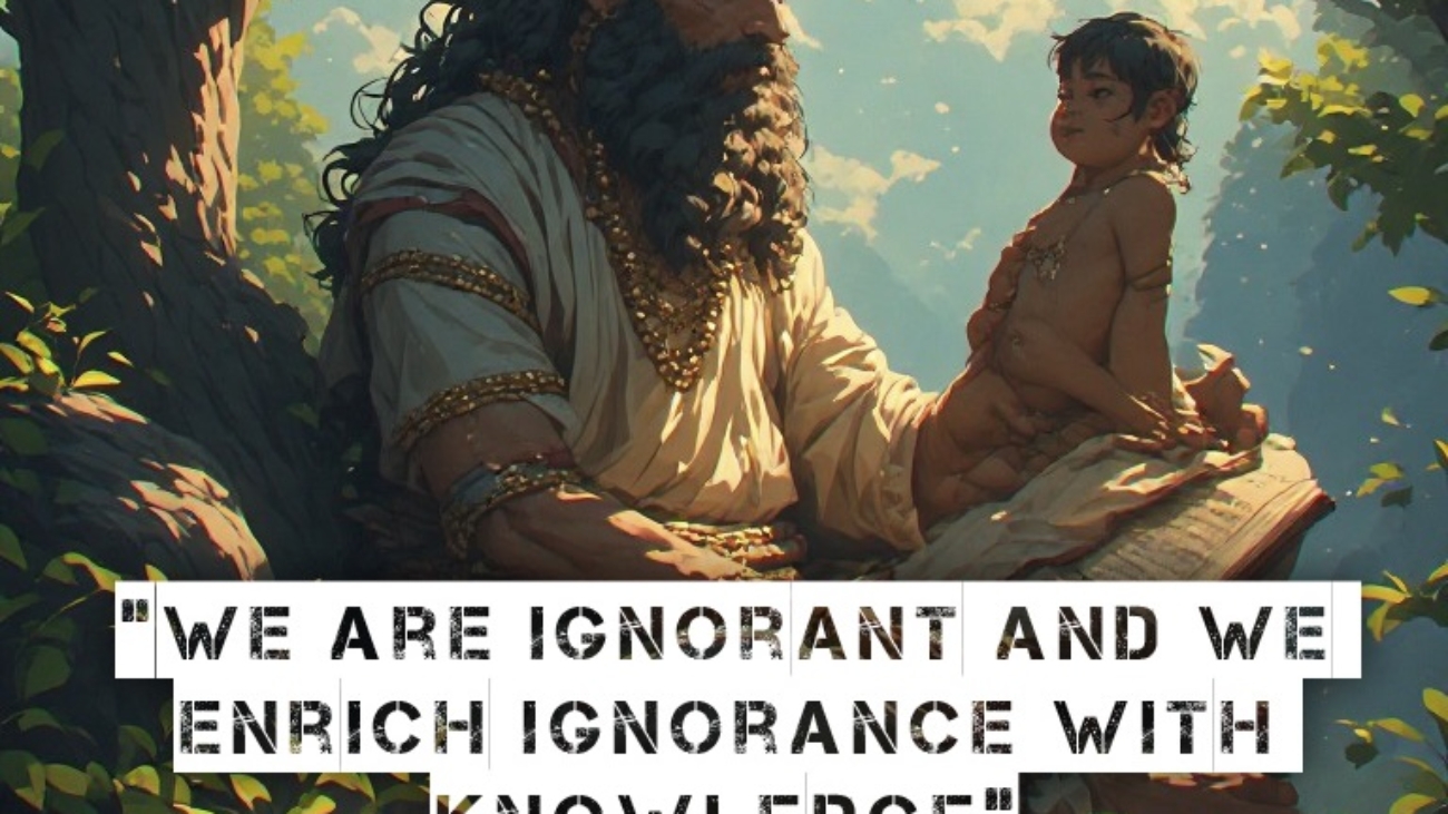 eppli_citaty_concept_art_01_4_V nevedomosti, v ktorej sa narodíme nadobúdame poznanie – teda sme nevedomí a nevedomosť obohacujeme poznaním - We are ignorant and we enrich ignorance with knowledge